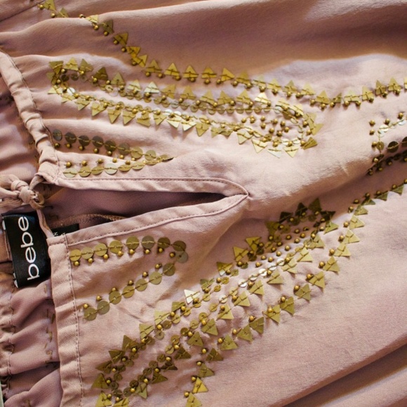 Brown Mauve Boho Blouse - Picture 2 of 3